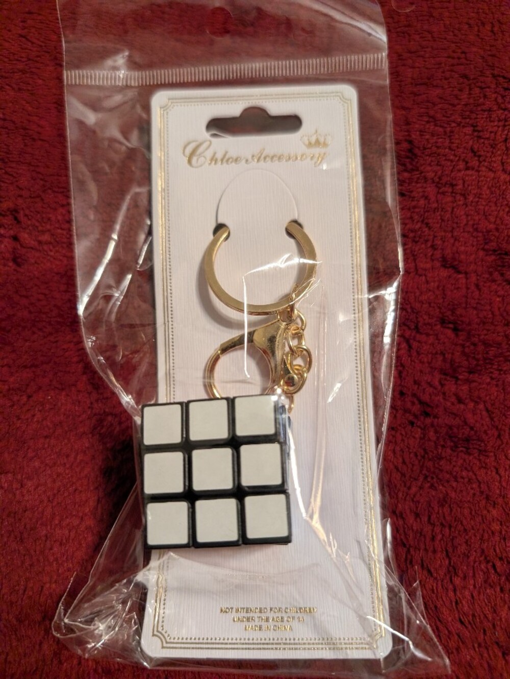 New Rubik's Cube  Bag Charm/Keychain